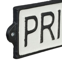 Lade das Bild in den Galerie-Viewer, Privat Schild "Private"