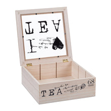 Lade das Bild in den Galerie-Viewer, TEEBOX HOLZ 9 Fächer "I LOVE TEA" Jam-Factory.ch