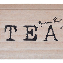 Lade das Bild in den Galerie-Viewer, TEEBOX HOLZ 9 Fächer "I LOVE TEA"