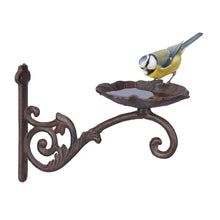 Lade das Bild in den Galerie-Viewer, Vogeltränke Blatt Gusseisen