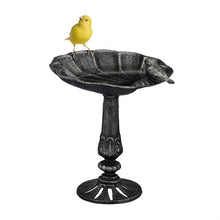 Lade das Bild in den Galerie-Viewer, Vogeltränke stehend Kolibri schwarz-silber