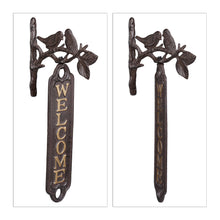 Lade das Bild in den Galerie-Viewer, Welcome Schild Vögel