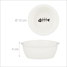 Lade das Bild in den Galerie-Viewer, 3er BAMBUS-KERAMIK NAPF BAR Katze, Hund