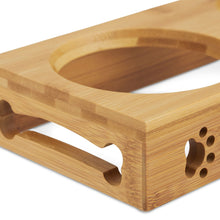 Lade das Bild in den Galerie-Viewer, 3er BAMBUS-KERAMIK NAPF BAR Katze, Hund