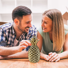 Lade das Bild in den Galerie-Viewer, Spardose ANANAS Goldfarbig Jam-Factory.ch