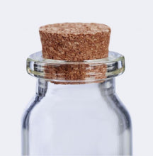 Lade das Bild in den Galerie-Viewer, Mini Glasfläschchen mit Korken 60er Set Jam-Factory.ch