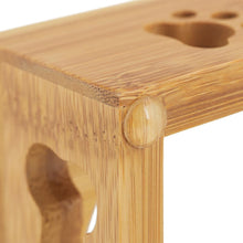 Lade das Bild in den Galerie-Viewer, Bambus-Keramik Napf Bar für Katze und Hund