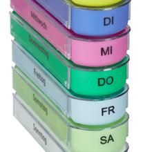 Lade das Bild in den Galerie-Viewer, TABLETTENBOX 7 TAGE mit kleinem ETUI Jam-Factory.ch