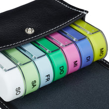 Lade das Bild in den Galerie-Viewer, TABLETTENBOX 7 TAGE mit kleinem ETUI