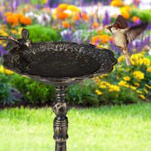Lade das Bild in den Galerie-Viewer, Vogeltränke stehend Kolibri schwarz-silber Jam-Factory.ch