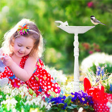 Lade das Bild in den Galerie-Viewer, Vogeltränke stehend Kolibri gold-braun