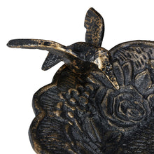 Lade das Bild in den Galerie-Viewer, Vogeltränke stehend Kolibri gold-braun