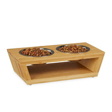 Lade das Bild in den Galerie-Viewer, Standfeste Futterbar für Hunde 2 Näpfe