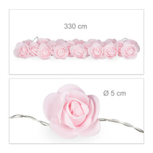Lade das Bild in den Galerie-Viewer, Rosen LED-Lichterkette rosa 3.3m Jam-Factory.ch
