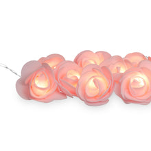 Lade das Bild in den Galerie-Viewer, Rosen LED-Lichterkette rosa 3.3m