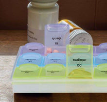 Lade das Bild in den Galerie-Viewer, Tablettenbox 7 Tage 3 Fächer