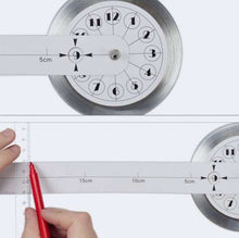 Lade das Bild in den Galerie-Viewer, Klebe Wanduhr Grau im XL Design Jam-Factory.ch