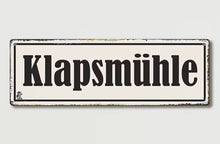 Lade das Bild in den Galerie-Viewer, Schild "Klapsmühle" Jam-Factory.ch
