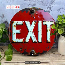 Lade das Bild in den Galerie-Viewer, Aluminium Schild EXIT Jam-Factory.ch
