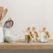 Lade das Bild in den Galerie-Viewer, Dekofläschchen Set mit Korkdeckel 60ml - 25er Set Jam-Factory.ch
