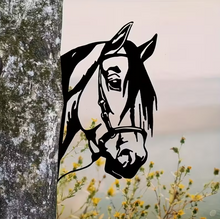 Lade das Bild in den Galerie-Viewer, Pferd Schild schwarz Jam-Factory.ch
