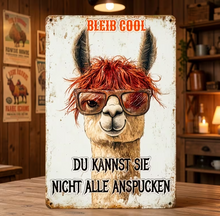 Lade das Bild in den Galerie-Viewer, Schild "Bleib cool du kannst sie nicht alle anspucken" Jam-Factory.ch
