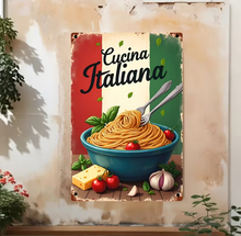 Lade das Bild in den Galerie-Viewer, Schild Cucina Italiana Jam-Factory.ch
