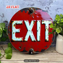 Lade das Bild in den Galerie-Viewer, Aluminium Schild "EXIT" Jam-Factory.ch
