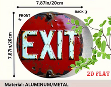 Lade das Bild in den Galerie-Viewer, Aluminium Schild "EXIT" Jam-Factory.ch
