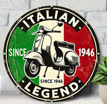 Lade das Bild in den Galerie-Viewer, Schild Vespa "Italian Legend" Jam-Factory.ch
