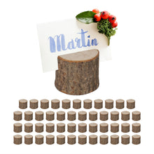 Lade das Bild in den Galerie-Viewer, Tischkartenhalter Holz 48er Set
