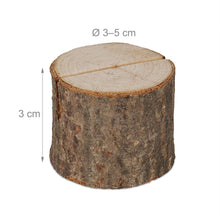Lade das Bild in den Galerie-Viewer, Tischkartenhalter Holz 48er Set
