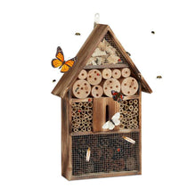 Lade das Bild in den Galerie-Viewer, XXL Insektenhotel 50cm gross geflammt
