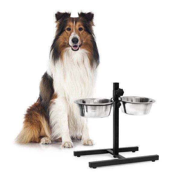 Futternapf höhenverstellbar 2 x 1.55l
